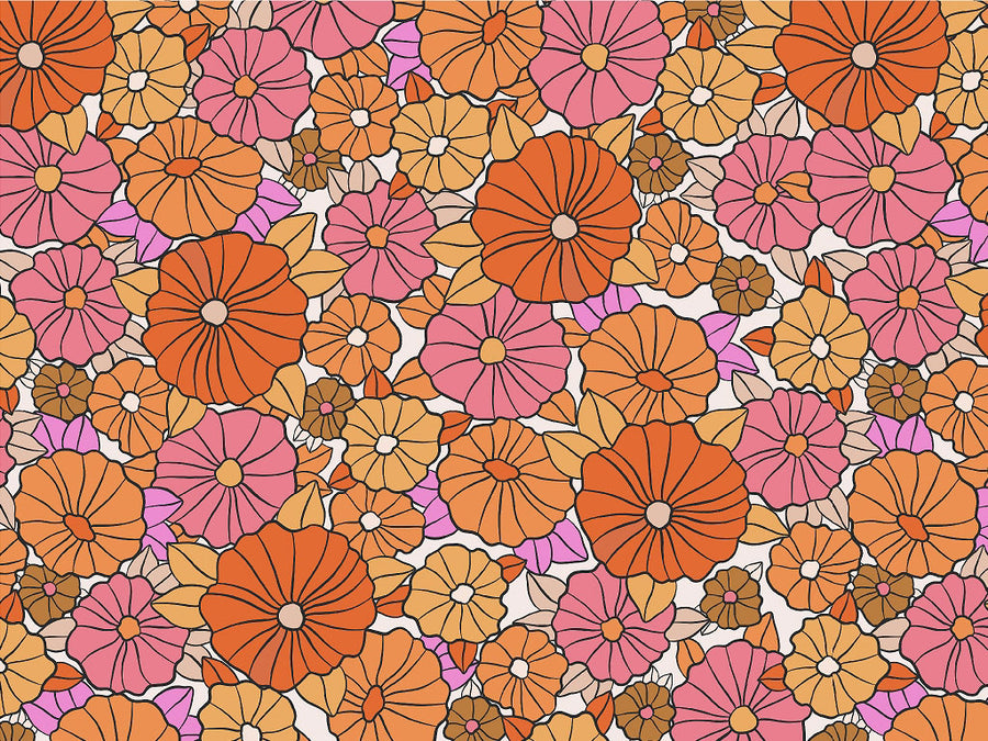 Smooth Cream Retro Vinyl Wrap Pattern~Rwraps Series 914 Digitally Printed Vinyl Wrap~0