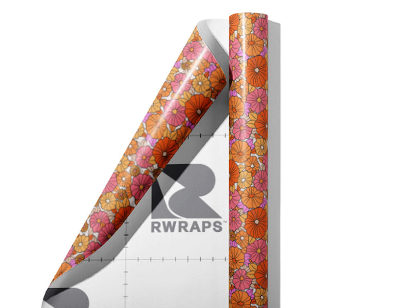 Smooth Cream Retro Wrap Film Sheets~Rwraps Series 914 Smooth Cream Retro Scrolled Sheet~3