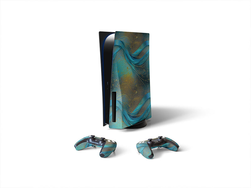 smooth flow water Sony PS5 DIY Skin