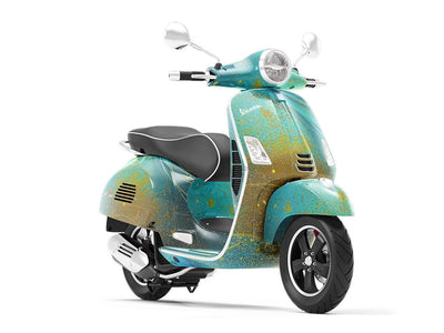 Smooth Flow Water Vespa Scooter Wrap Film