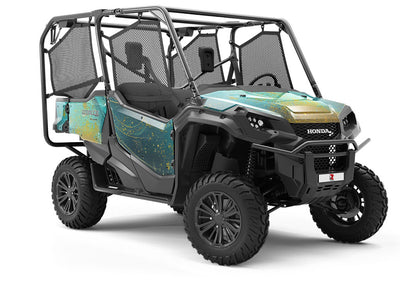 Smooth Flow Water Utility Vehicle Vinyl Wrap