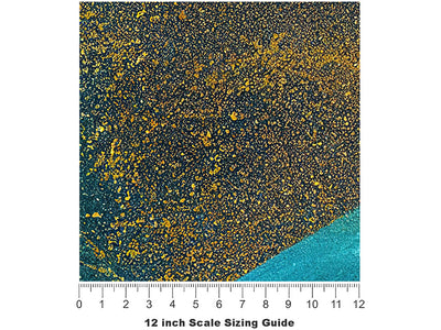 Smooth Flow Water Vinyl Film Pattern Size 12 inch Scale~Rwraps Smooth Flow Water Sizing Chart~2