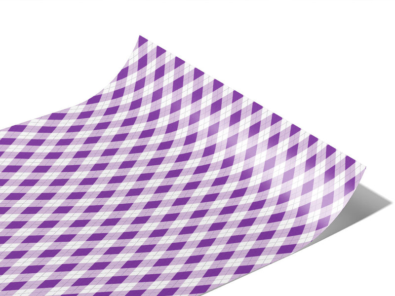 Smooth Indigo Argyle Vinyl Wraps~Rwraps Series 914 Digitally Printed Vinyl Wrap~0