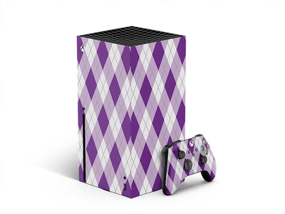 smooth indigo argyle XBOX DIY Decal