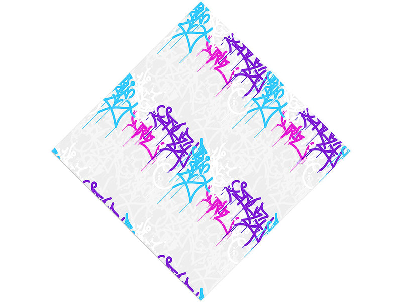 Smooth Layers Graffiti Vinyl Wrap Pattern