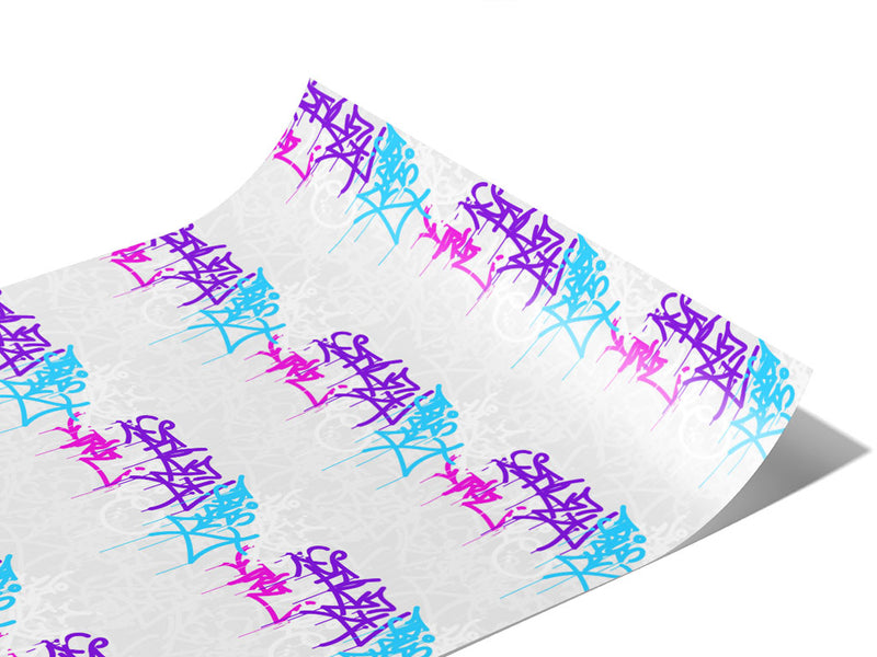 Smooth Layers Graffiti Vinyl Wraps~Rwraps Series 914 Digitally Printed Vinyl Wrap~1