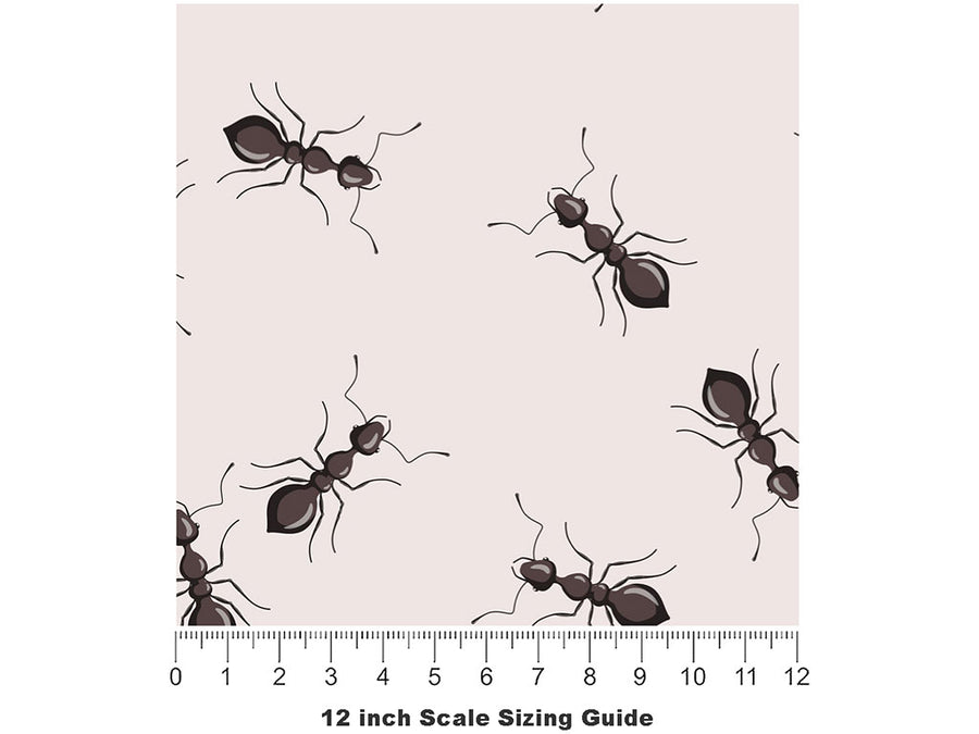 Smooth Operator Bug Vinyl Film Pattern Size 12 inch Scale~Rwraps Smooth Operator Bug Sizing Chart~2