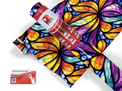 smooth petals stained glass Craft Vinyl Roll