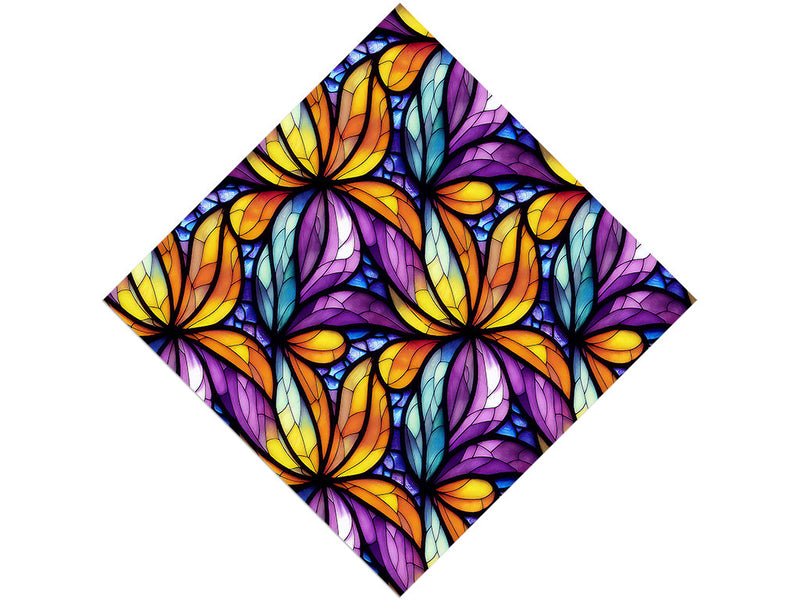 Smooth Petals Stained Glass Vinyl Wrap Pattern