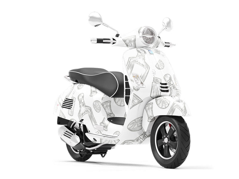 Smooth Shots Alcohol Vespa Scooter Wrap Film
