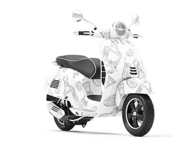 Smooth Shots Alcohol Vespa Scooter Wrap Film