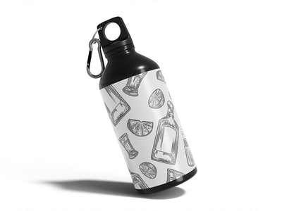 smooth shots alcohol Water Bottle DIY Stickers