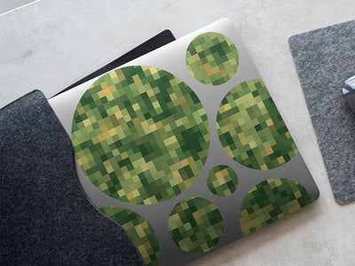 snack pistachios pixel DIY Laptop Stickers