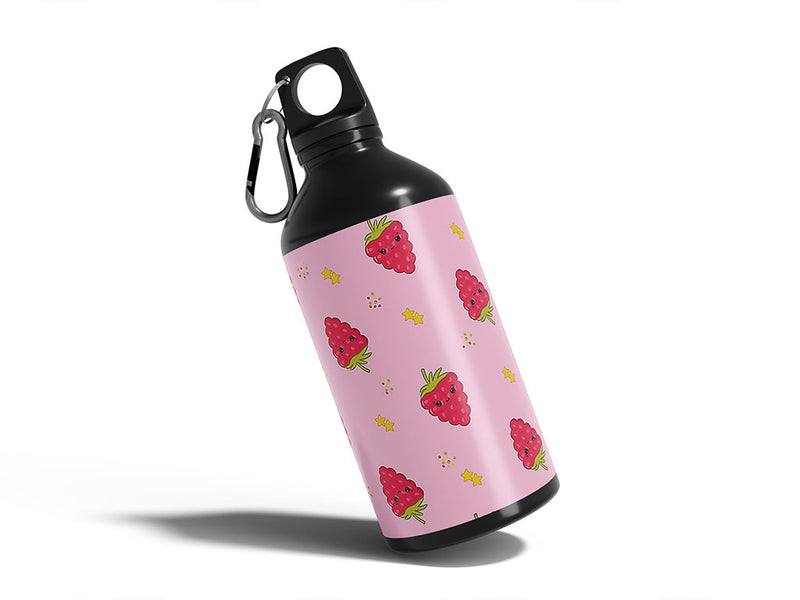 snack smiling back fruit Water Bottle DIY Stickers