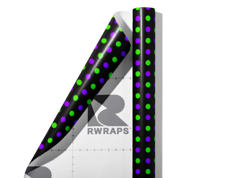 Sneaking Suspicion Polka Dot Wrap Film Sheets~Rwraps Series 914 Sneaking Suspicion Polka Dot Scrolled Sheet~3