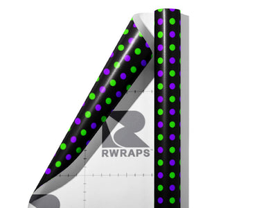 Sneaking Suspicion Polka Dot Wrap Film Sheets~Rwraps Series 914 Sneaking Suspicion Polka Dot Scrolled Sheet~3