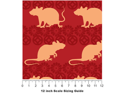 Sneaky Pete Rodent Vinyl Film Pattern Size 12 inch Scale~Rwraps Sneaky Pete Rodent Sizing Chart~2