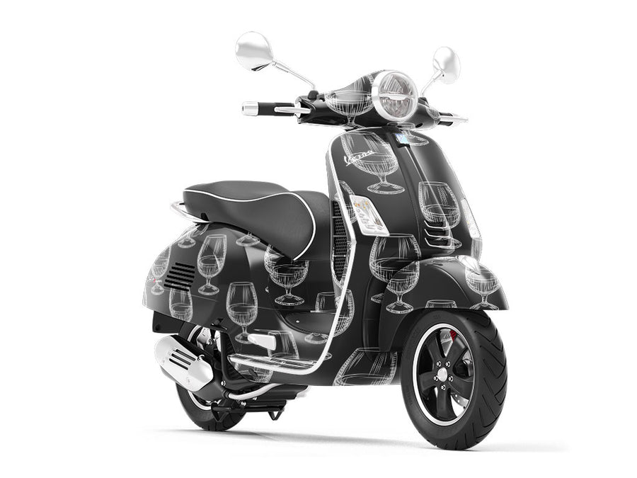 Sniff the Snifter Alcohol Vespa Scooter Wrap Film