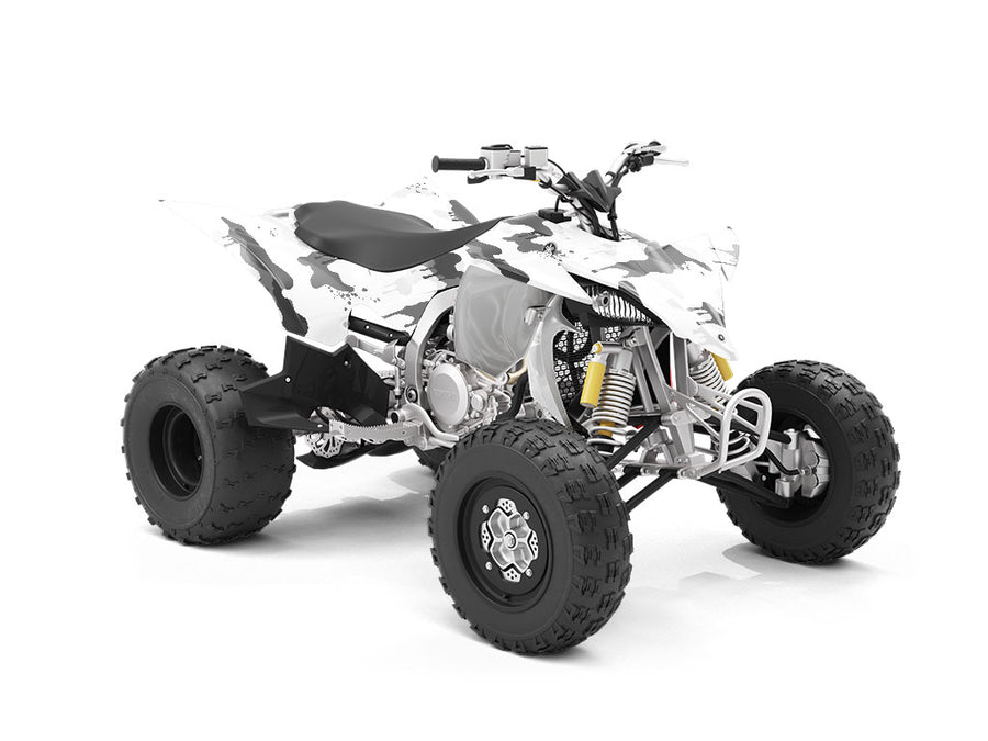 Snow Graffiti Camouflage ATV Wrapping Vinyl