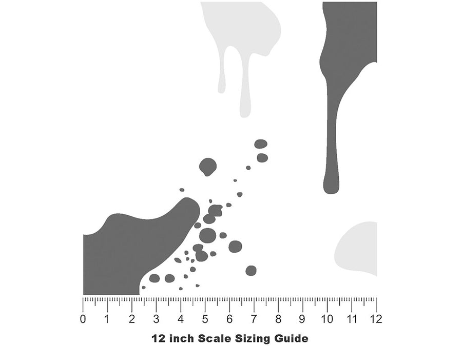Snow Graffiti Camouflage Vinyl Film Pattern Size 12 inch Scale~Rwraps Snow Graffiti Camouflage Sizing Chart~3