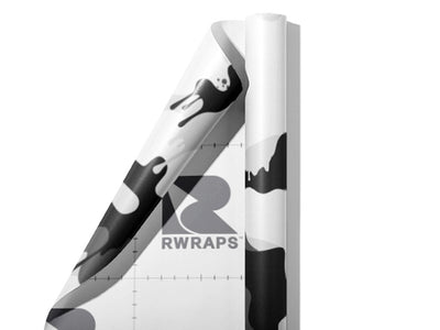 Snow Graffiti Camouflage Wrap Film Sheets~Rwraps Series 914 Snow Graffiti Camouflage Scrolled Sheet~3