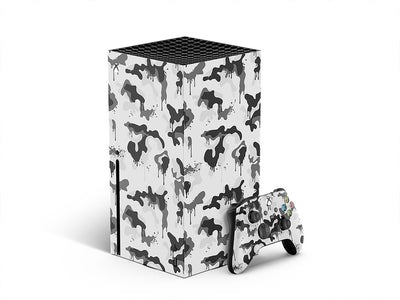 snow graffiti camouflage XBOX DIY Decal