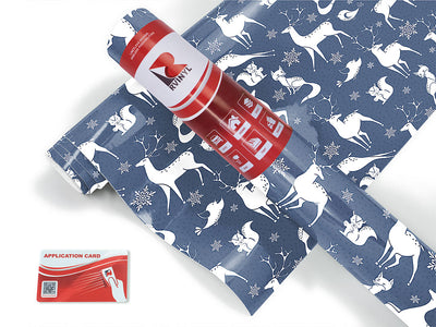 snow spirits animal Craft Vinyl Roll