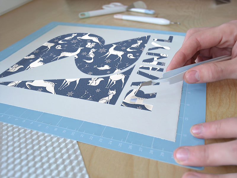 snow spirits animal Easy Weed Craft Vinyl