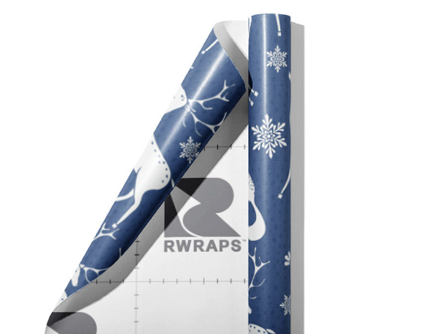 Snow Spirits Animal Wrap Film Sheets~Rwraps Series 914 Snow Spirits Animal Scrolled Sheet~3