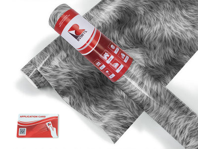 snow wolf animal print Craft Vinyl Roll