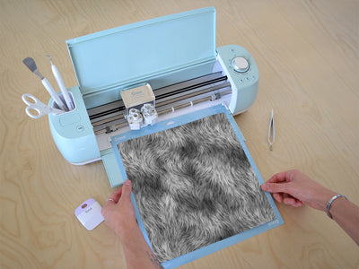 snow wolf animal print Cricut Compatible Vinyl