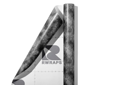Snow Wolf Wrap Film Sheets~Rwraps Series 914 Snow Wolf Scrolled Sheet~5