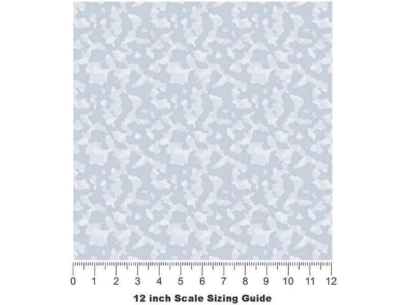 Snowbound Flecktarn Camouflage Vinyl Film Pattern Size 12 inch Scale~Rwraps Snowbound Flecktarn Camouflage Sizing Chart~3