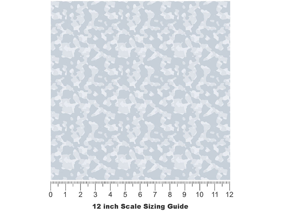 Snowbound Flecktarn Camouflage Vinyl Film Pattern Size 12 inch Scale~Rwraps Snowbound Flecktarn Camouflage Sizing Chart~3