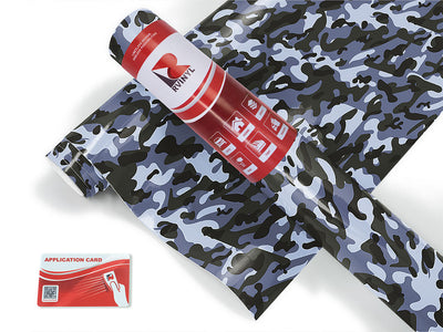 snowdrift flecktarn camouflage Craft Vinyl Roll