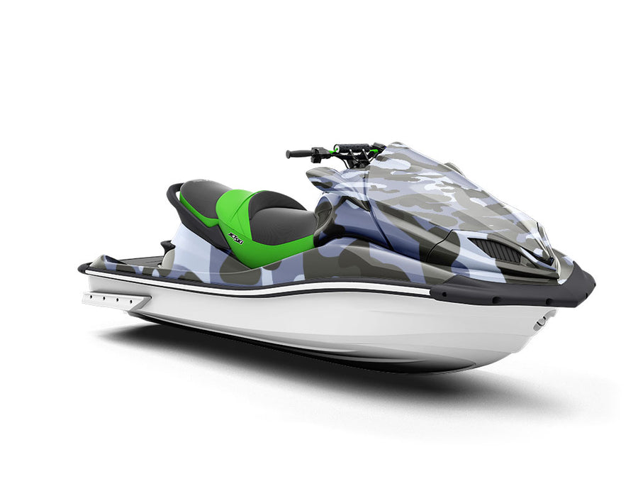 Snowdrift Flecktarn Camouflage Jet Ski Vinyl Customized Wrap