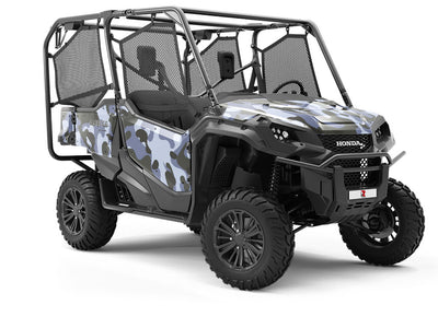 Snowdrift Flecktarn Camouflage Utility Vehicle Vinyl Wrap