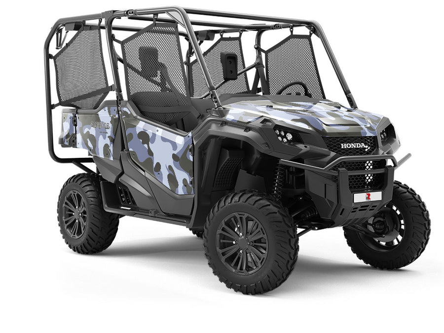 Snowdrift Flecktarn Camouflage Utility Vehicle Vinyl Wrap