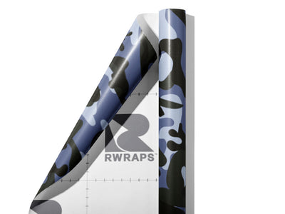 Snowdrift Flecktarn Camouflage Wrap Film Sheets~Rwraps Series 914 Snowdrift Flecktarn Camouflage Scrolled Sheet~3