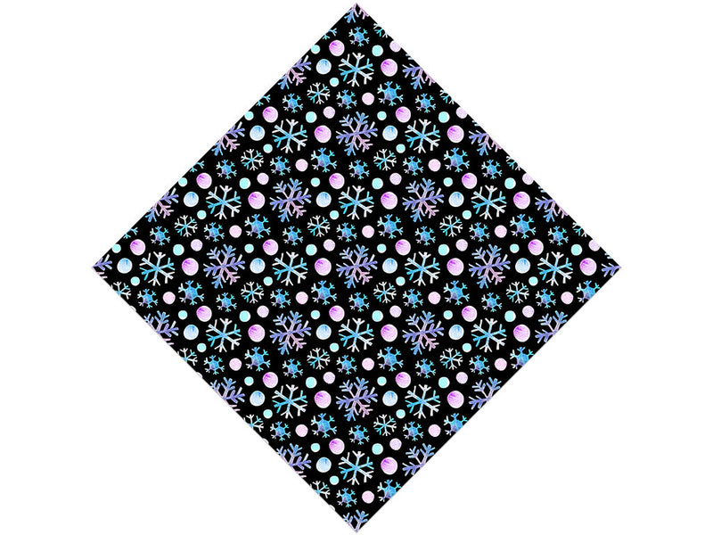 Snowflake Kisses Snow Vinyl Wrap Pattern