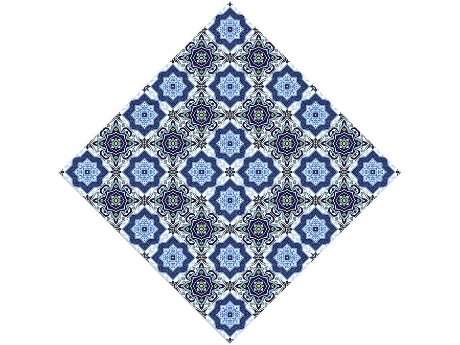 Snowflakes Tile Vinyl Wrap Pattern