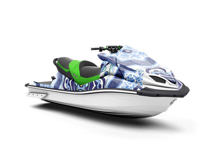 Snowflakes Tile Jet Ski Vinyl Customized Wrap
