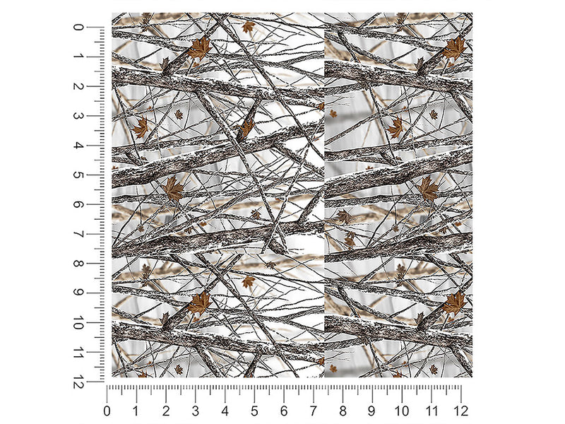 snowstorm camouflage 1ft x 1ft Craft Sheets