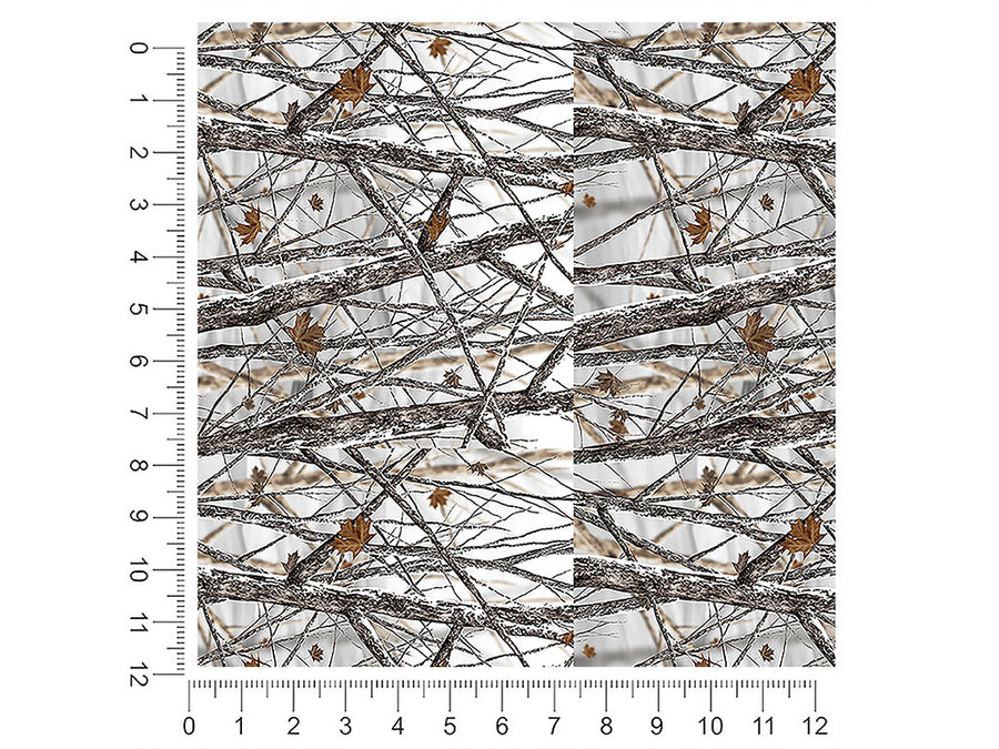 snowstorm camouflage 1ft x 1ft Craft Sheets