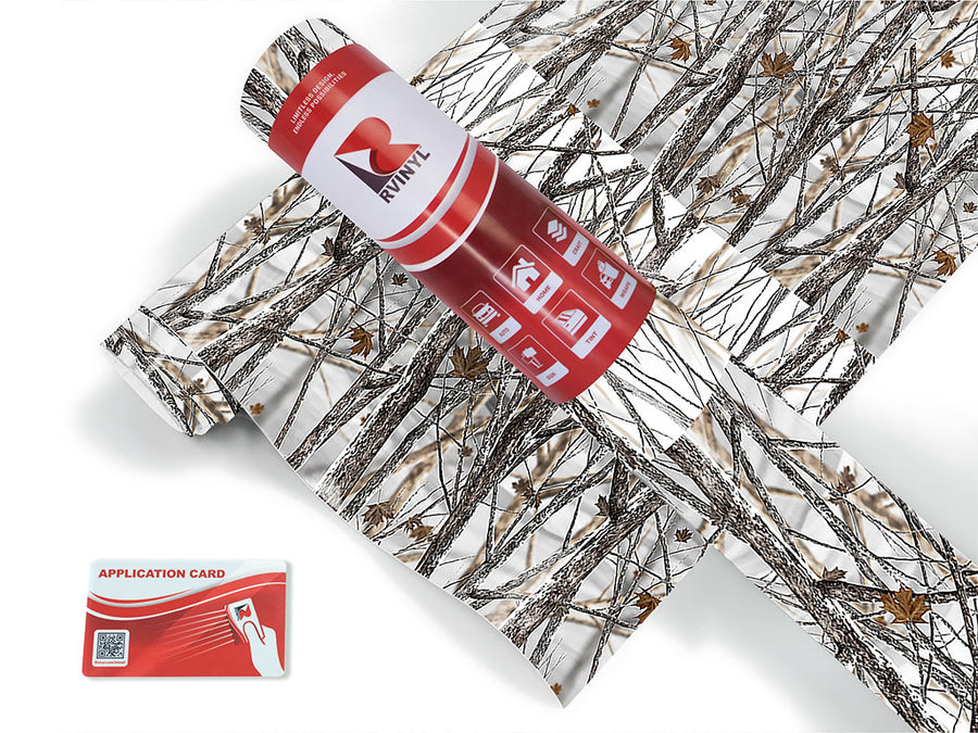 snowstorm camouflage Craft Vinyl Roll