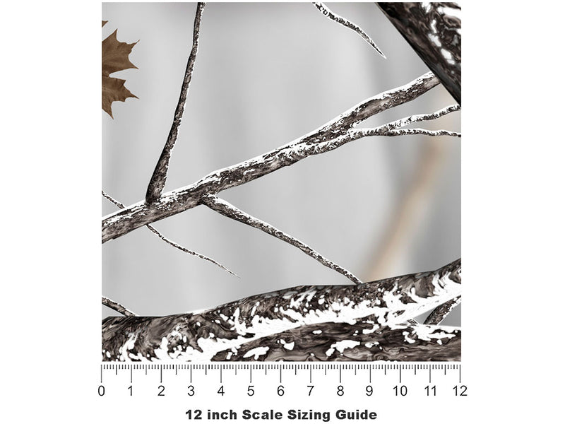 Snowstorm  Camouflage Vinyl Film Pattern Size 12 inch Scale~Rwraps Snowstorm  Camouflage Sizing Chart~2