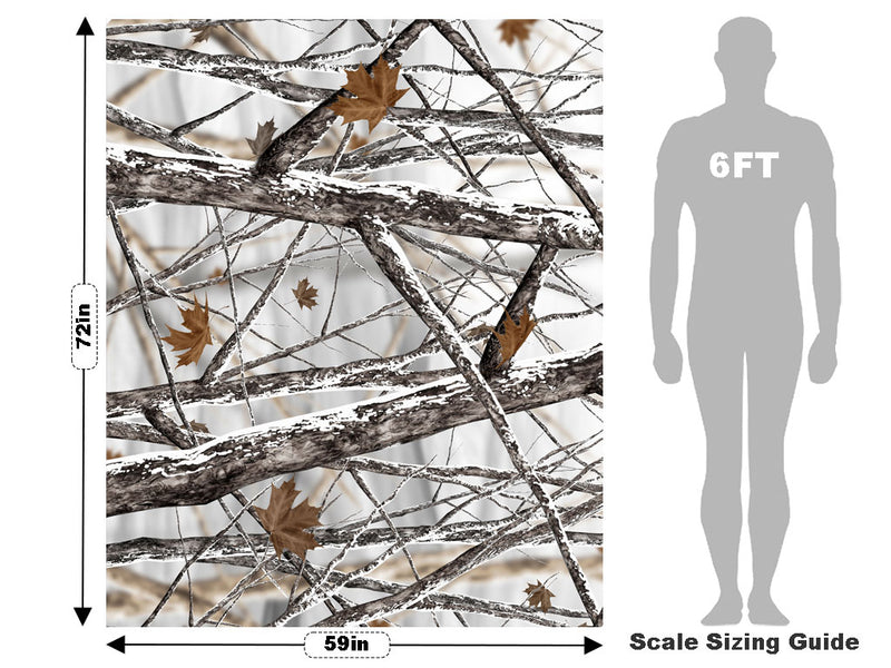 Snowstorm  Camouflage Vehicle Wrap Scale~Rwraps Series 914 Snowstorm  Camouflage Measurements~1