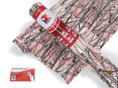 snowstorm pink camouflage Craft Vinyl Roll