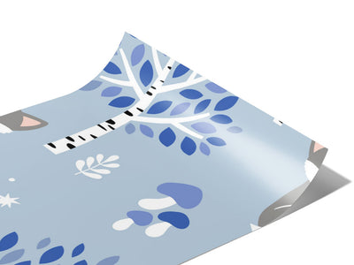 Snowy Sneaks Animal Vinyl Wraps~Rwraps Series 914 Digitally Printed Vinyl Wrap~0