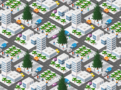 Snowy Streets Cityscape Vinyl Wrap Pattern~Rwraps Series 914 Digitally Printed Vinyl Wrap~0